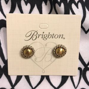 Brighton metallic stud earrings